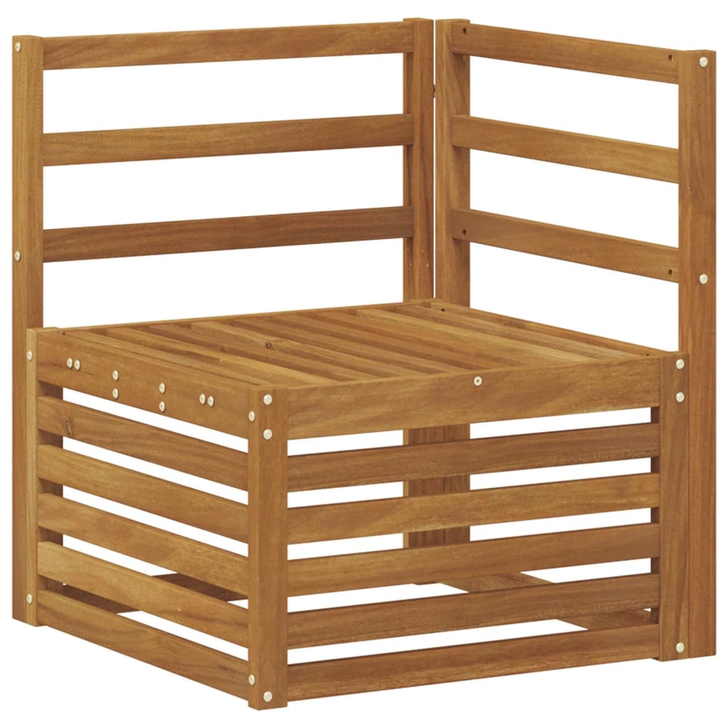 Set divani 4 pcs Naturale Legno di Acacia Massello 3374709