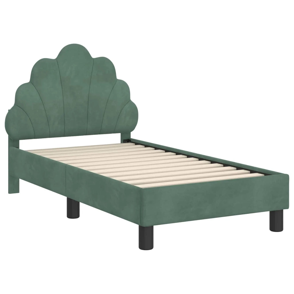 Struttura letto per bambini con testata-Giroletto per bambini Verde Mare 70 x 140 cm 496354