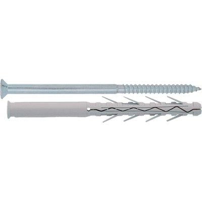 TASSELLO NYLON PROLUNGATO TUP4/V FRIULSIDER - VITE TSP CAVA PZ TUP4/V 10X160 CF=PZ 50- 1 confezioni
