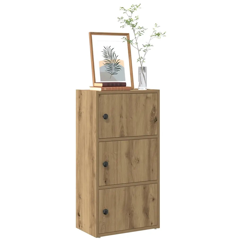 Libreria Rovere Artigianale 40x24x77 cm in Legno Multistrato 860372