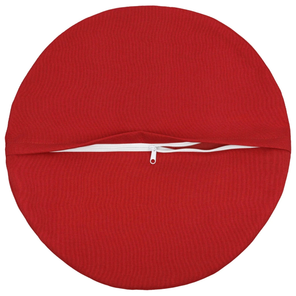 Cuscino con cuscino HEERLEN 2 pz Rosso Tessuto 929335
