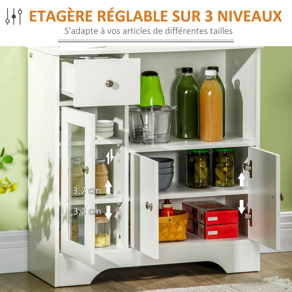 Buffet da cucina ¨C Minimal ¨C 80x30x82 bianco