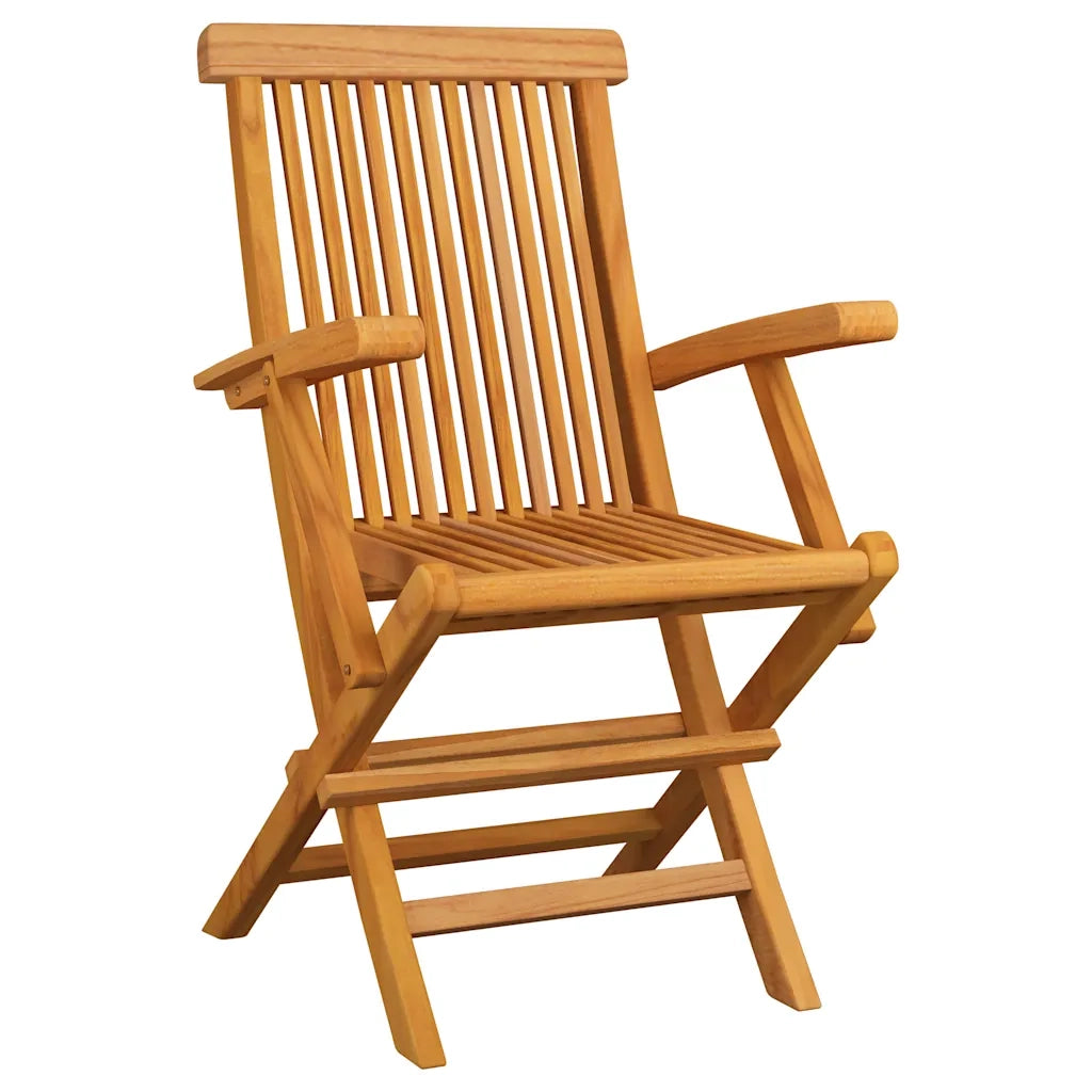 Sedie da Giardino con Cuscini Grigi 2pz Legno Massello di Teak 3062488
