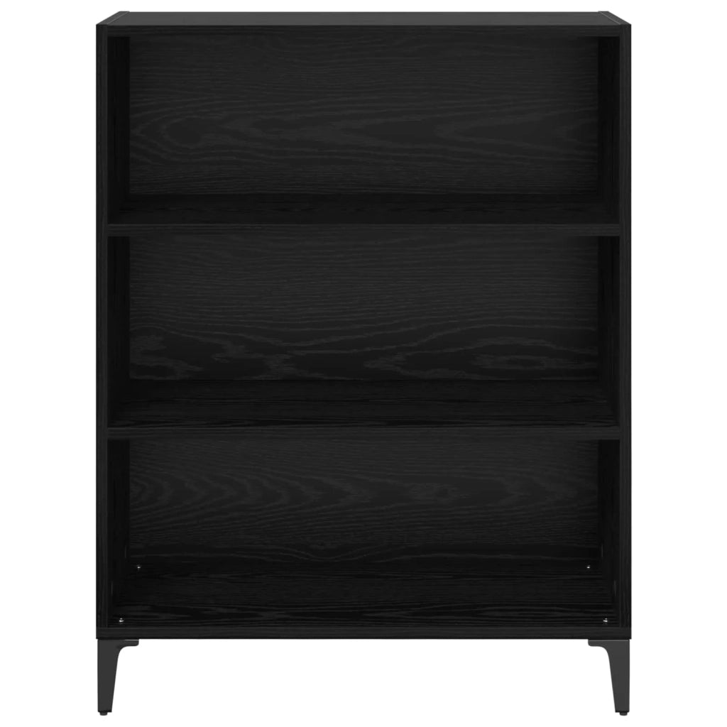 Credenza Rovere Nero 69,5 x 32,5 x 90 cm Legno ingegnerizzato 880712