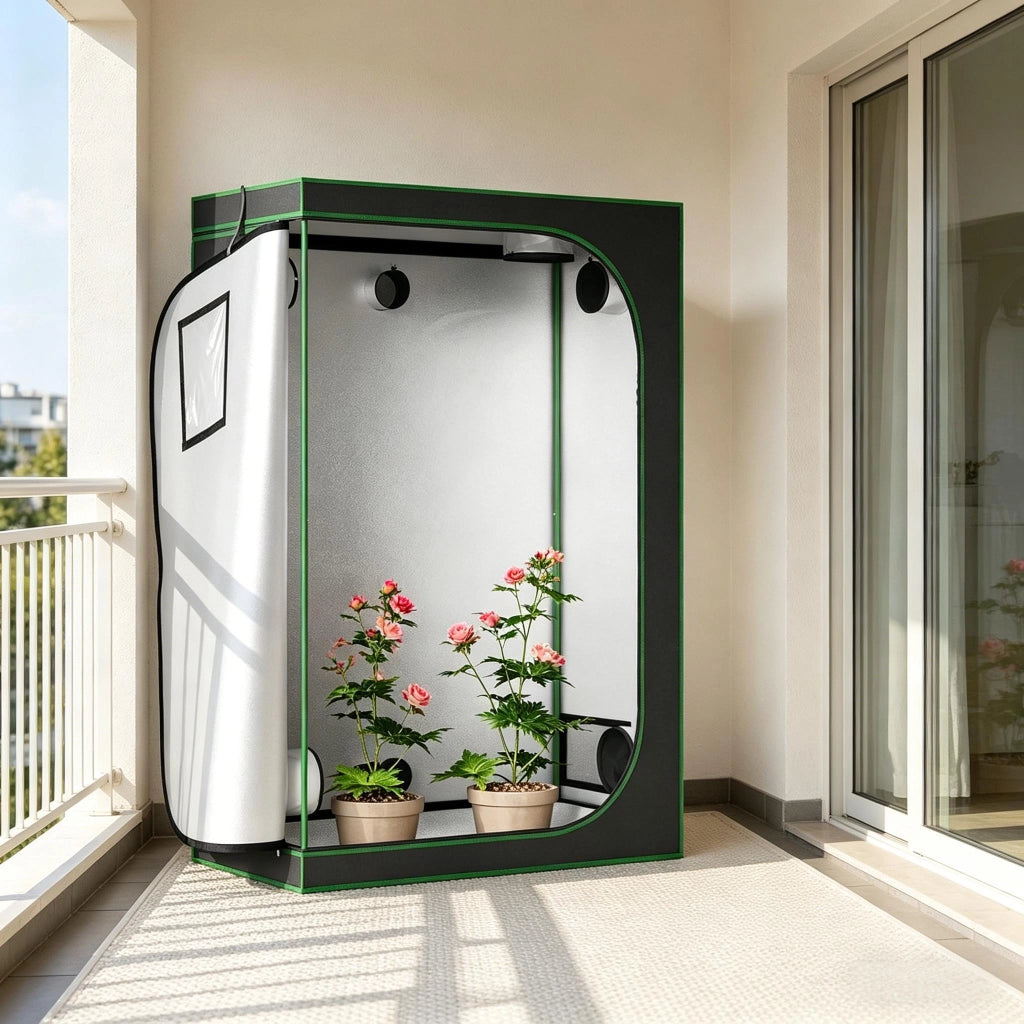 Mini-Gewächshaus | Robuster Indoor-Wachstumszelt mit Allround-Umweltkontrolle