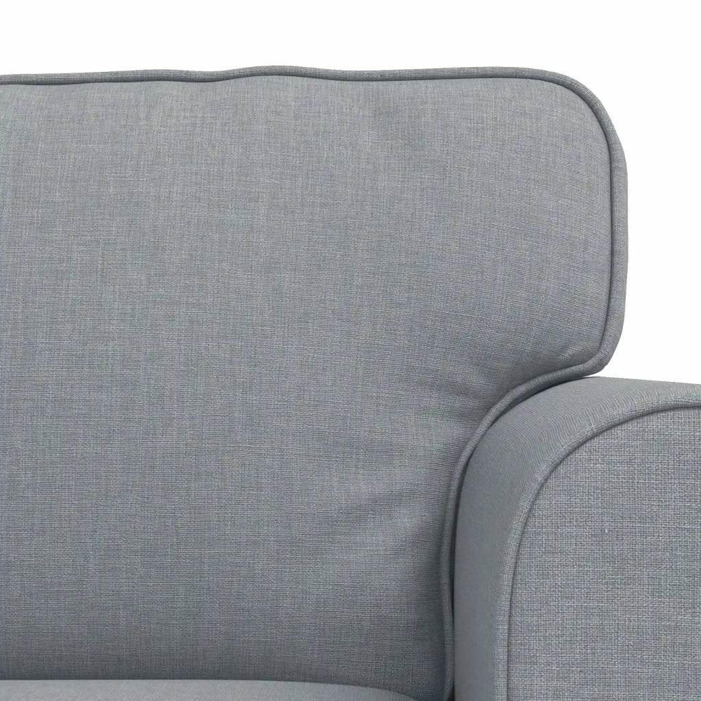 Set di divani 2 pcs Grigio chiaro 175 x 82 x 80 cm Tessuto 3407530