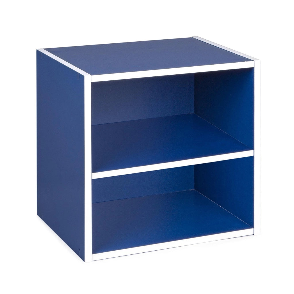 Cubo c-mensola composite blu