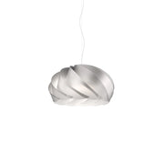 Sospensione Moderna Half Globe Polilux ® Argento Metallo Cromo 1 Luce E27 D55Cm