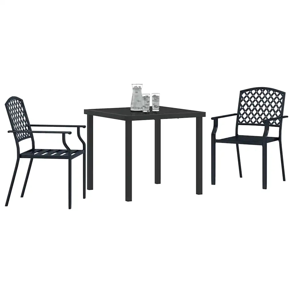 Set da Pranzo per Giardino 3 pz Antracite 3379303