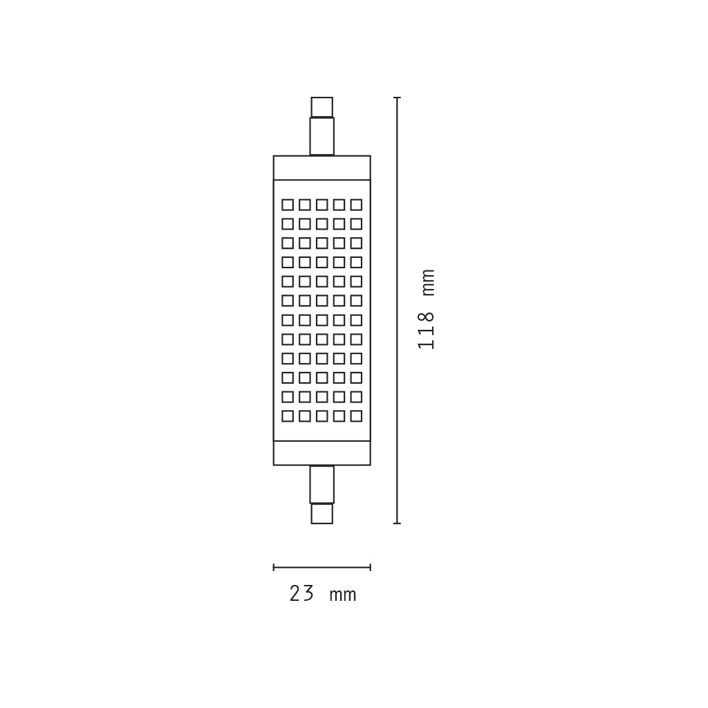Lampadina led R7S 12W 4000k