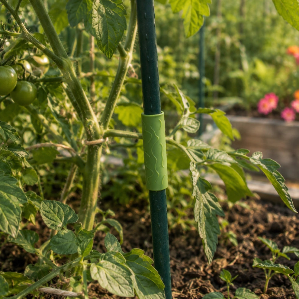 Connettore dritto KADAX per pali da giardino da 11 mm, supporti in metallo, 10 pezzi