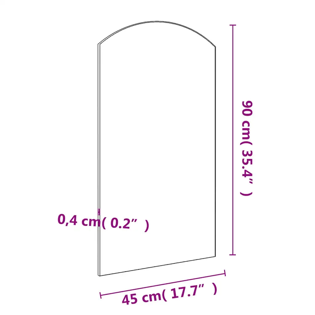Specchio 90x45 cm in Vetro 326089