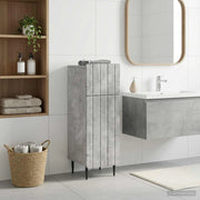 Mobiletto da Bagno ZWOLLE Grigio Cemento 30 x 31 x 79,5 cm 896388