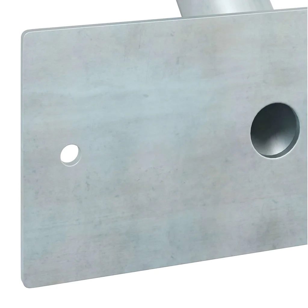 Supporto per Bandiera Argento 13 x 6 x 0,2 cm Acciaio 4106549