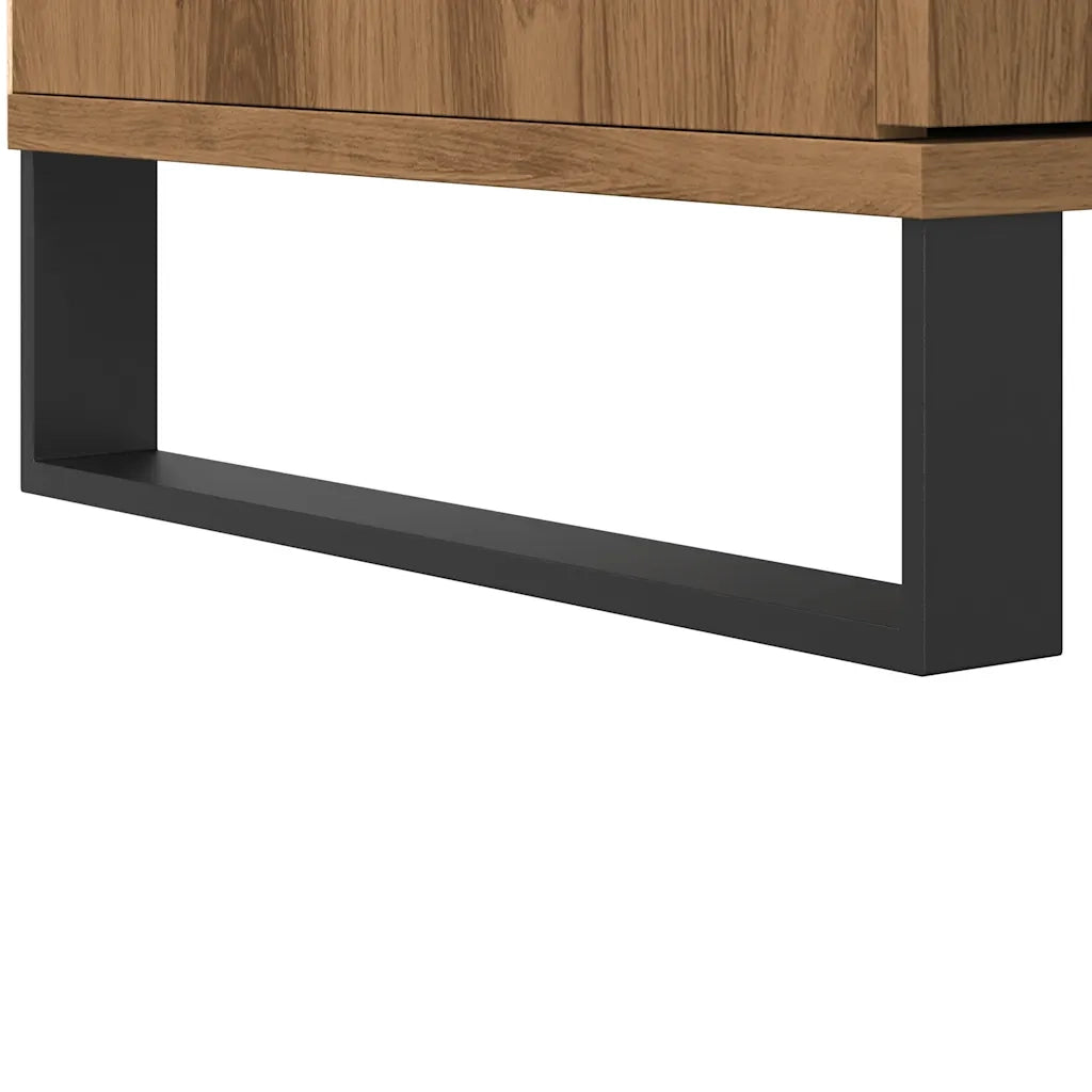 Credenza-Buffet-Armadio da cucina Rovere Artigianale 60x36x110 cm in Legno Multistrato 939566