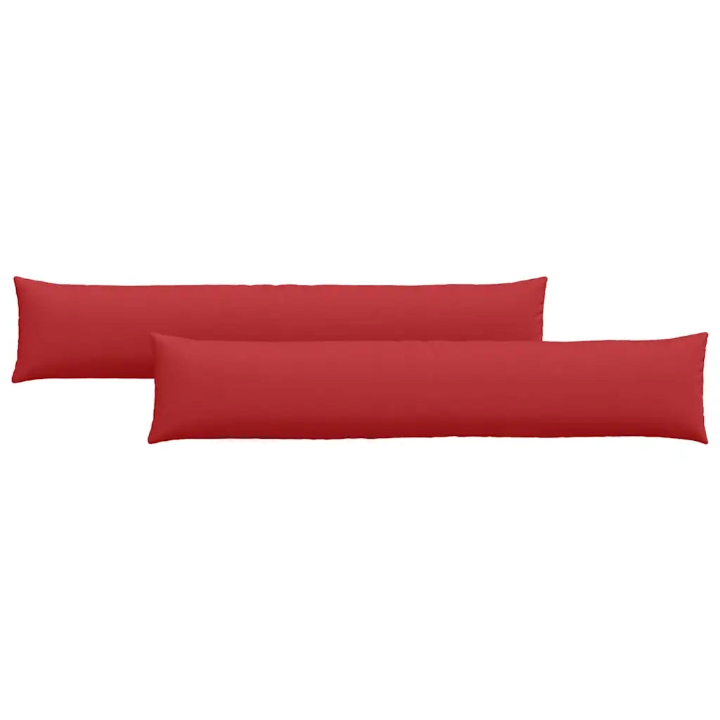 Cuscini da Divano 2 pcs Rosso 200 x 40 cm Tessuto 42013880