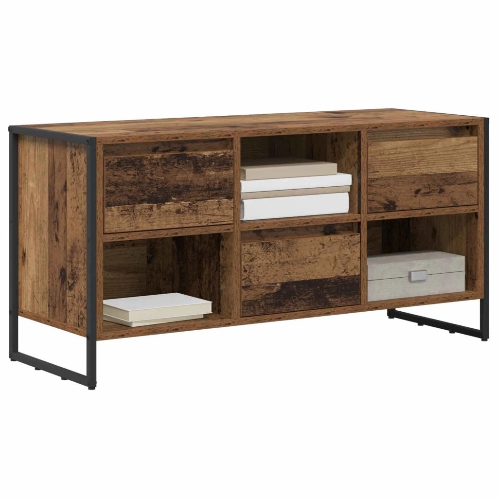 Mobile TV-Credenza per TV-Console TV Legno vecchio 100 x 36 x 49,5 cm Legno multistrato 718245