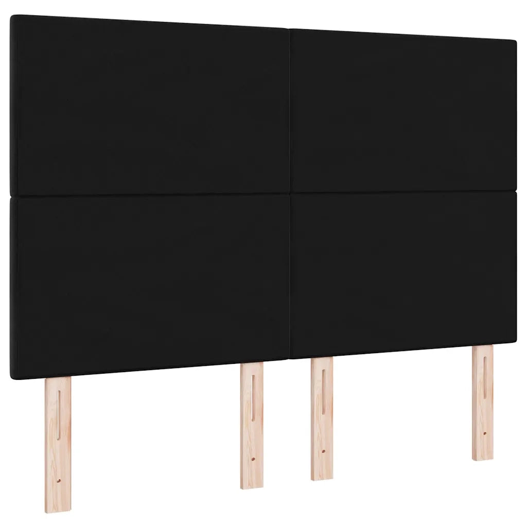 Testiera | Testata Nero 144 cm Velluto