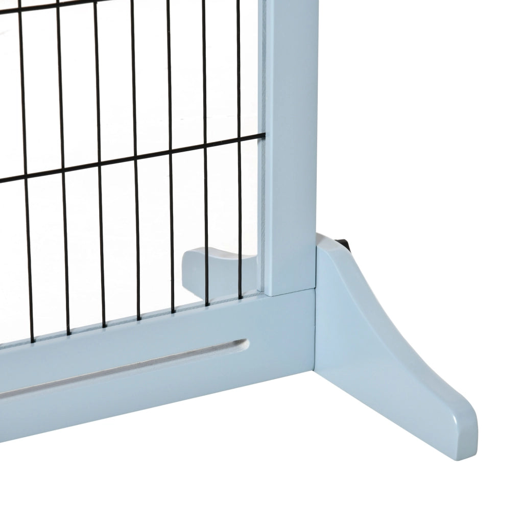 Cancello di sicurezza per cani e bambini ¨C Minimal ¨C Grigio blu e nero 180 cm