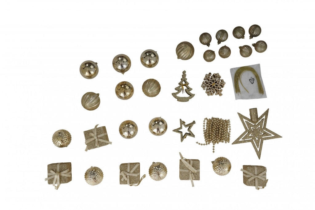 Canazei, Decorazione da Natale, oro