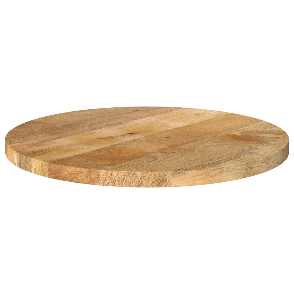 Piano per Tavolo | Superficie Tavolo | Piano Scrivania ? 60x2,5cm Rotondo in Legno Massello di Mango
