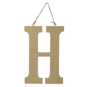 Lettera "h" legno