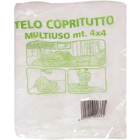 TELO COPRITUTTO PESANTE 4x4 mt - 90 pezzi