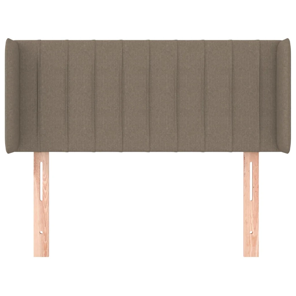 Testiera ad Orecchio Tortora 83x16x78/88 cm in Tessuto 3118984