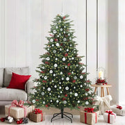 Albero di Natale artificiale con 300 LED Verde 210 cm 3395564