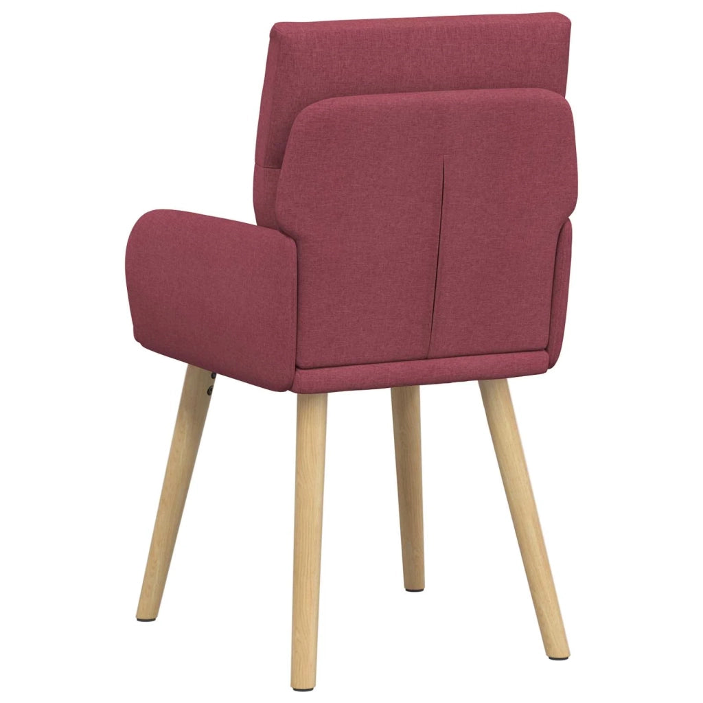 Sedie da pranzo 2 pz Tessuto Rosso Vino 60 x 56 x 93 cm 42034361