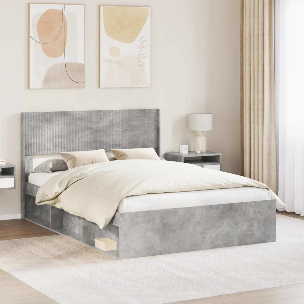 Testiera Letto Grigio Cemento PB 889688