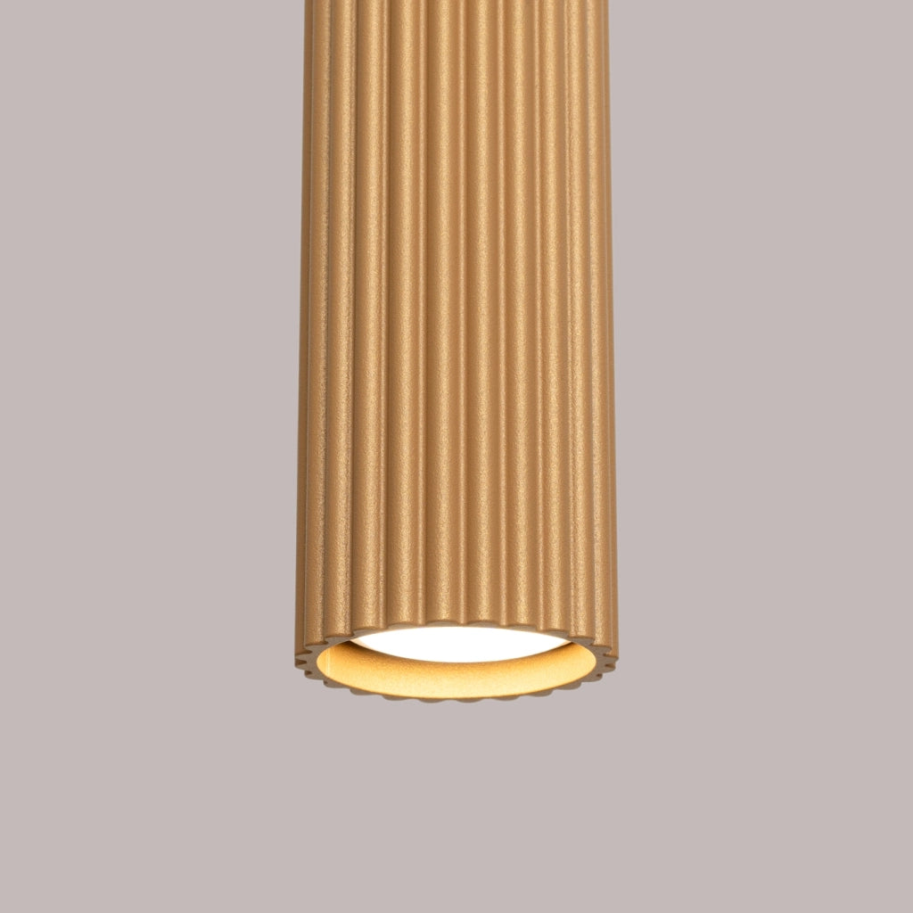 Lampada a sospensione KARBON 3L oro