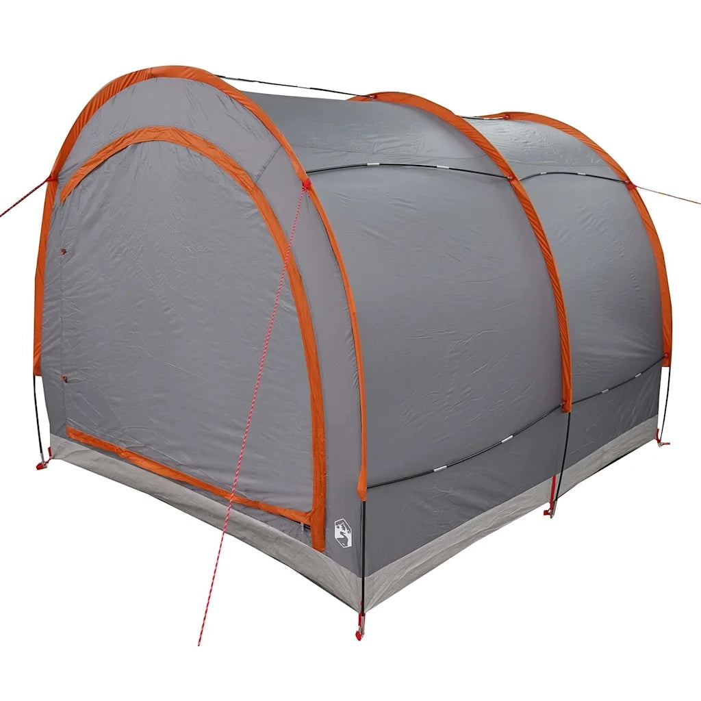 Tenda porta biciclette Grigio e arancione 256 x 222 x 182 cm