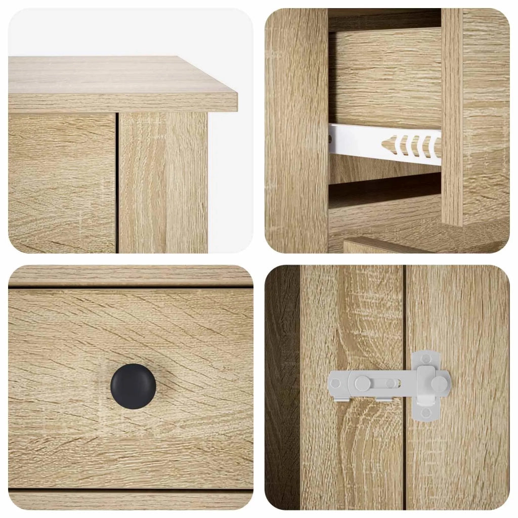 Mobile da cassa per cani Rovere Sonoma 50 x 47,5 x 80 cm 8014780