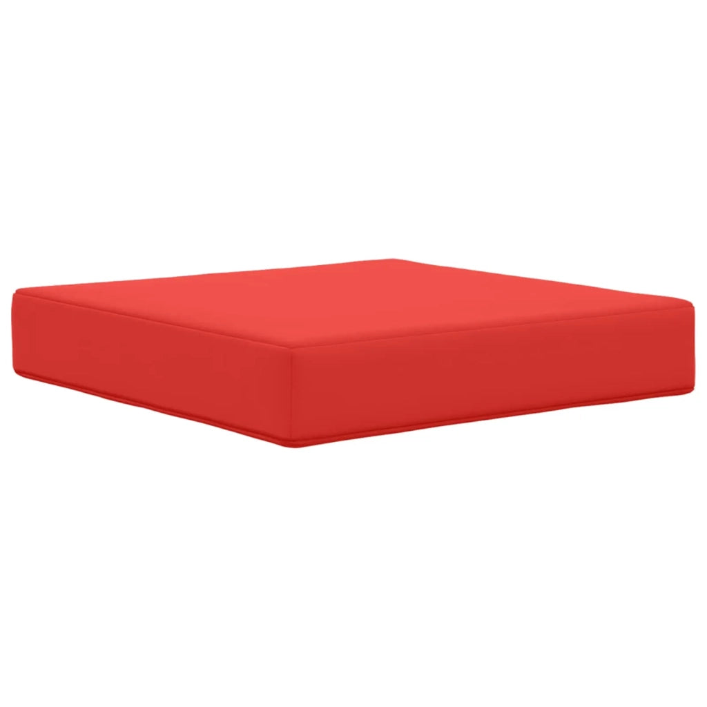 Cuscino per divano da esterno 3 pcs Rosso Poliestere 900801