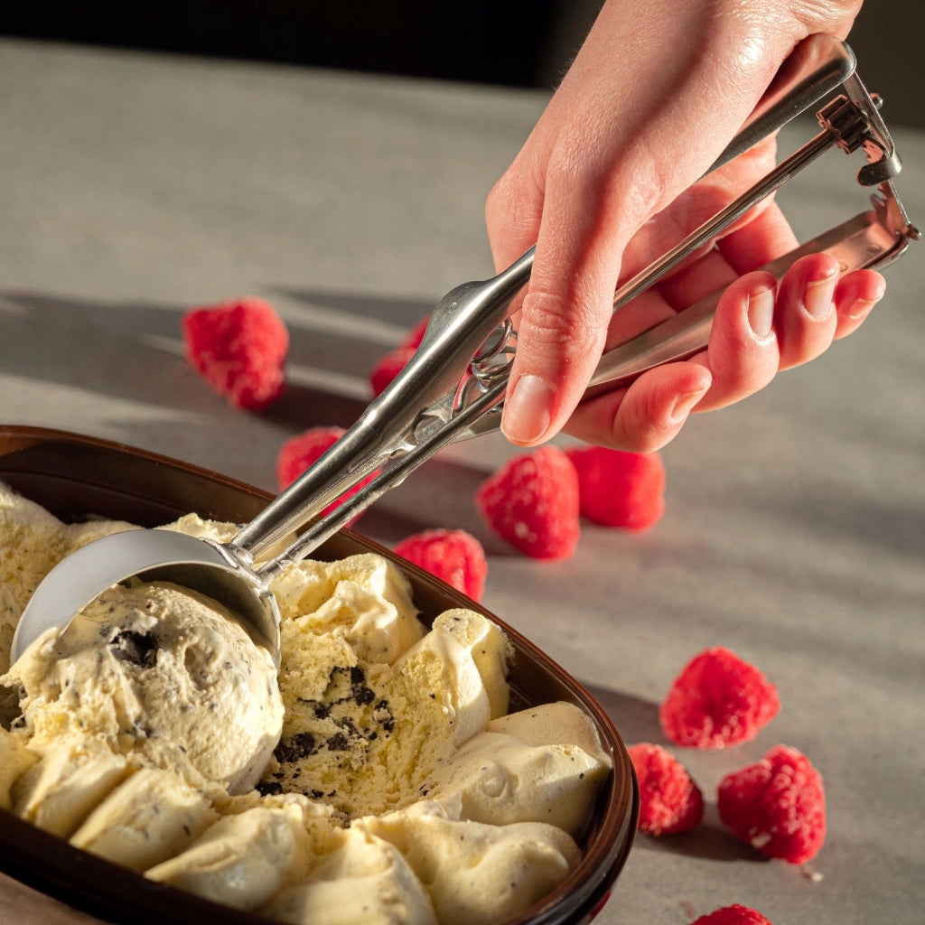 Paletta per gelato KADAX, paletta per patate e riso, cucchiaio da portata in acciaio