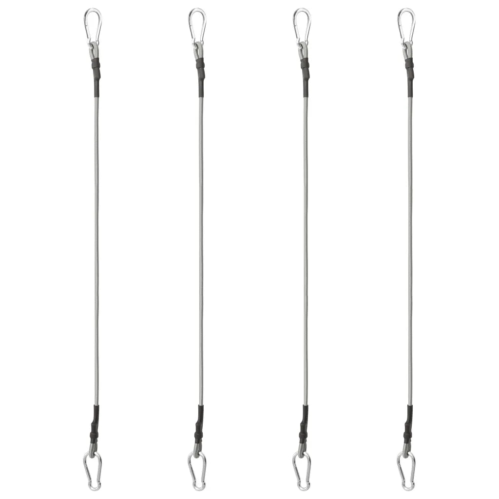 Corde con Moschettone 4 pz Gomma 310252