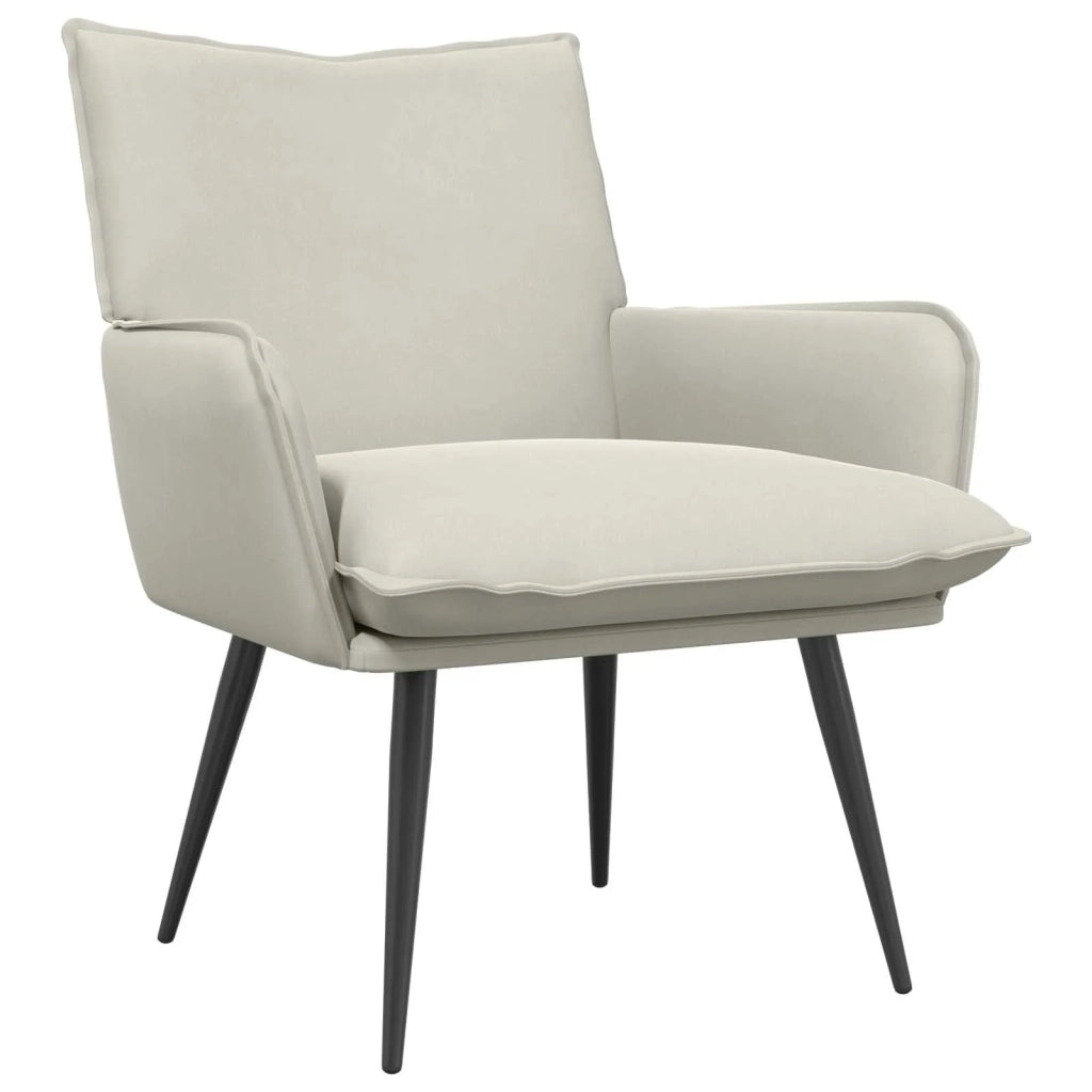 Poltrona Crema Velluto 42047731