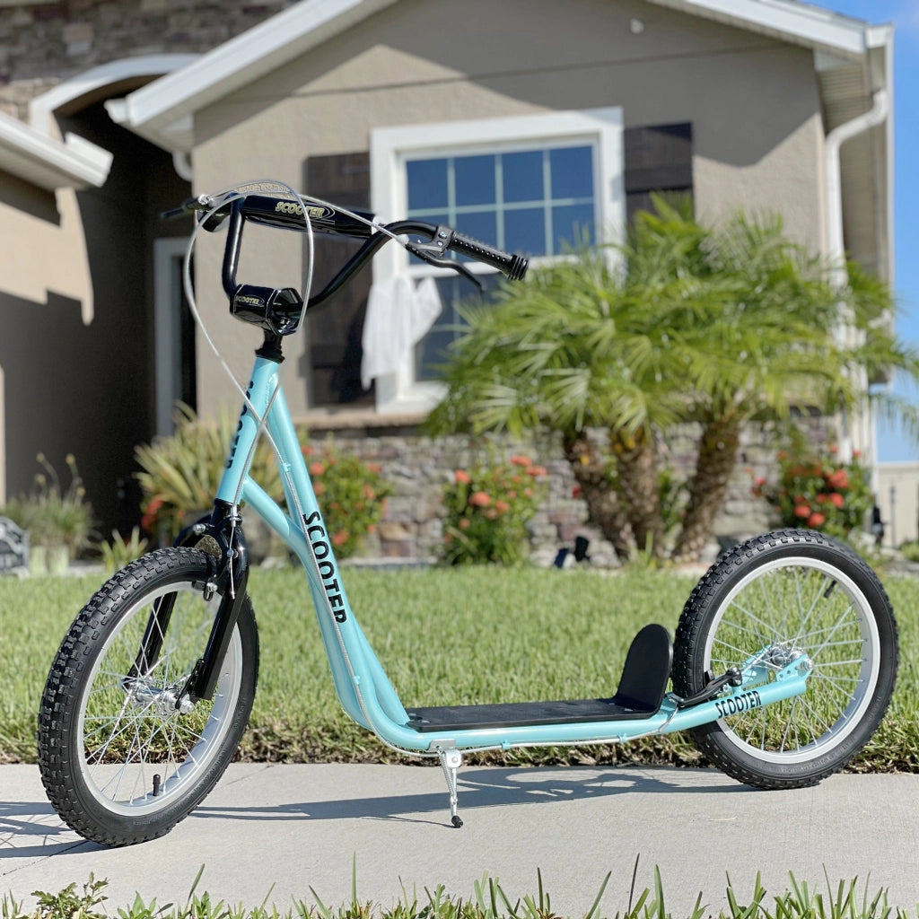 Monopattino per Bambini con Freno ¨C Xylo ¨C Azzurro Regolabile in Altezza
