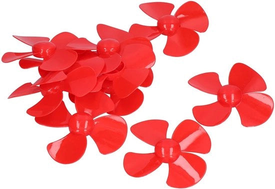Propulsori da remo 10 pezzi - 4 pale - Propulsore in ABS - Modello XR-147 - Flessibile - Facile da installare - Modelli di imbarcazione
