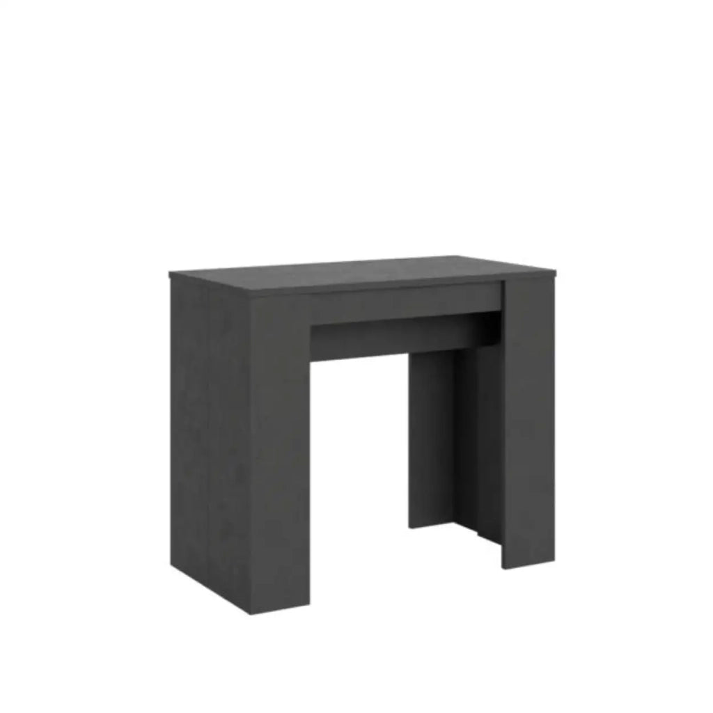 Consolle allungabile 90x48/308 cm Basic antracite spatolato
