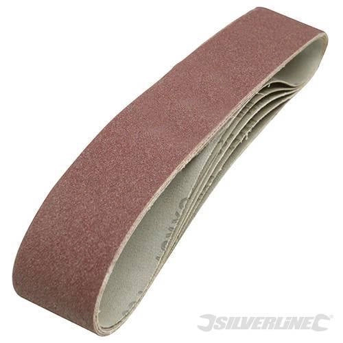 5 nastri abrasivi 50 x 686 mm in ossido di alluminio per la levigatura silverline prezzo