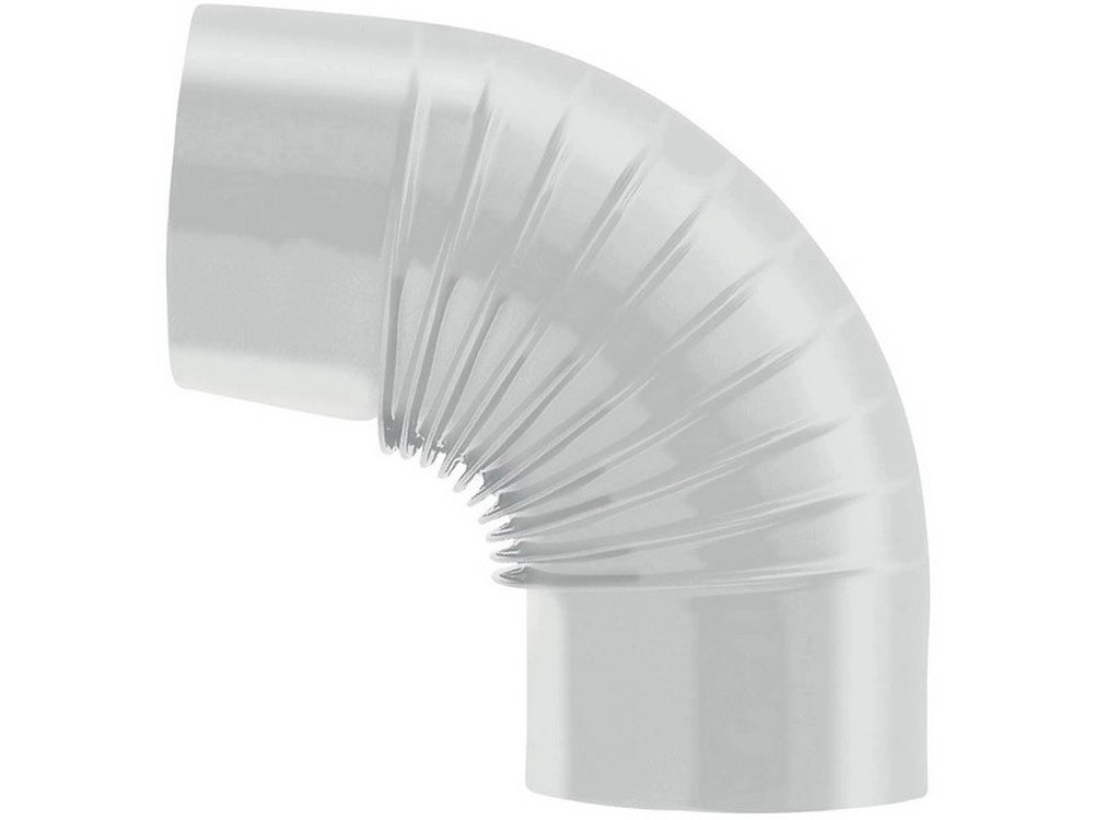 12pz gomito 90¦ per stufa a legna porcellanato classic col. bianco ï cm. 15 cod:ferx.vit55041