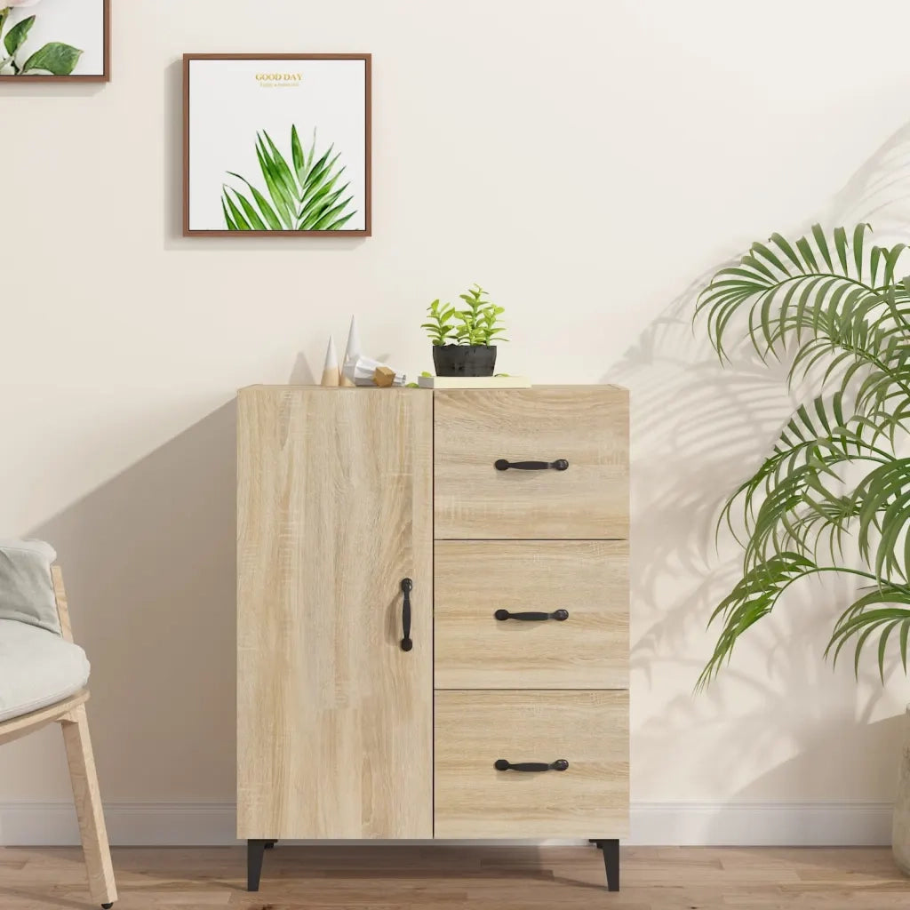 Credenza Rovere Sonoma 69,5x34x90 cm in Legno Multistrato 812180