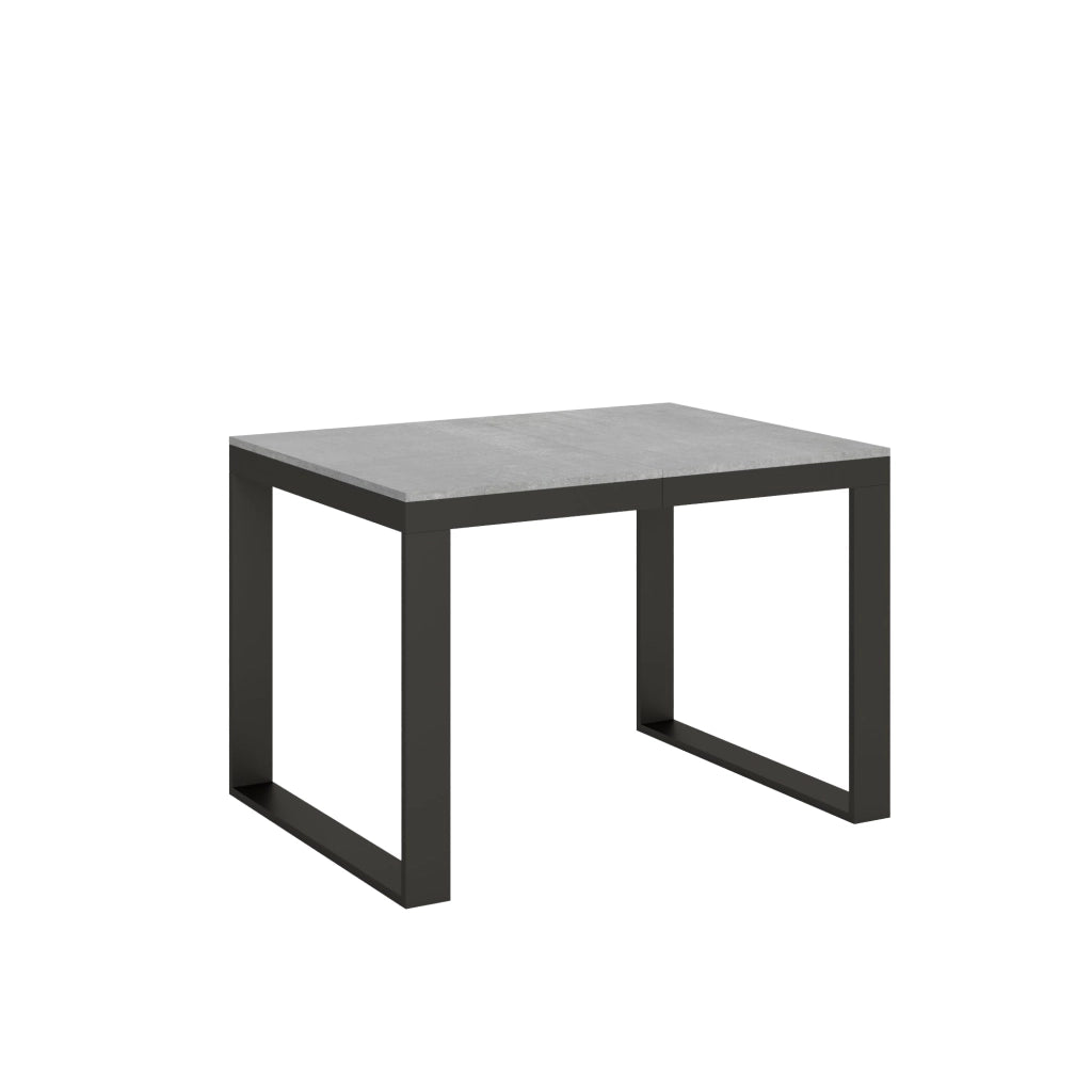Tavolo Allungabile 120-380x90x77 cm Tecno Evolution Cemento