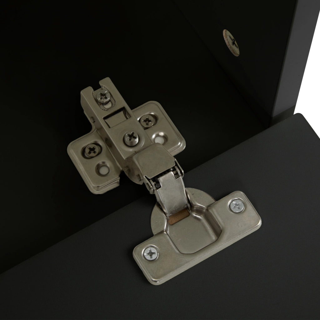 Mobile ingresso con panca e appendiabiti 120x23;5x191;5 cm in truciolare; nero e oro