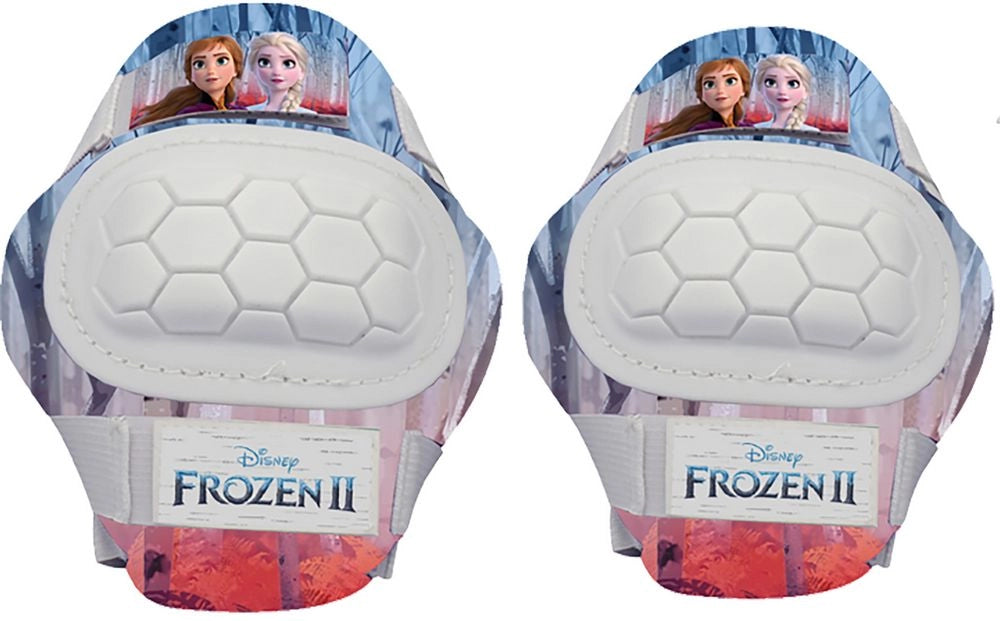 Kit con gomitiere e ginocchiere Disney Frozen da bambina. Taglia XS (3-6 anni)