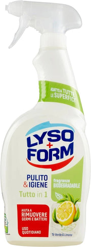 LYSOFORM SPRAY TUTTO IN 1 PULITO E IGIENE TE VERDE LIMONE 700 ML