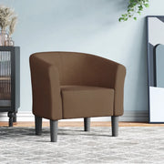Poltrona Cabriolet Marrone in Tessuto 356428