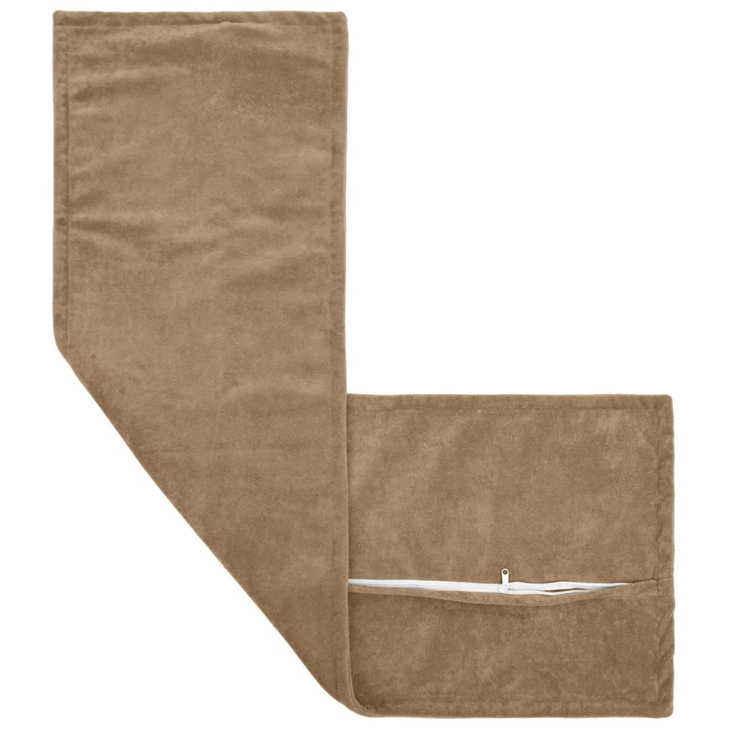 Cuscino HOUTEN Tortora 40 x 145 cm Fleece in microfibra 934409